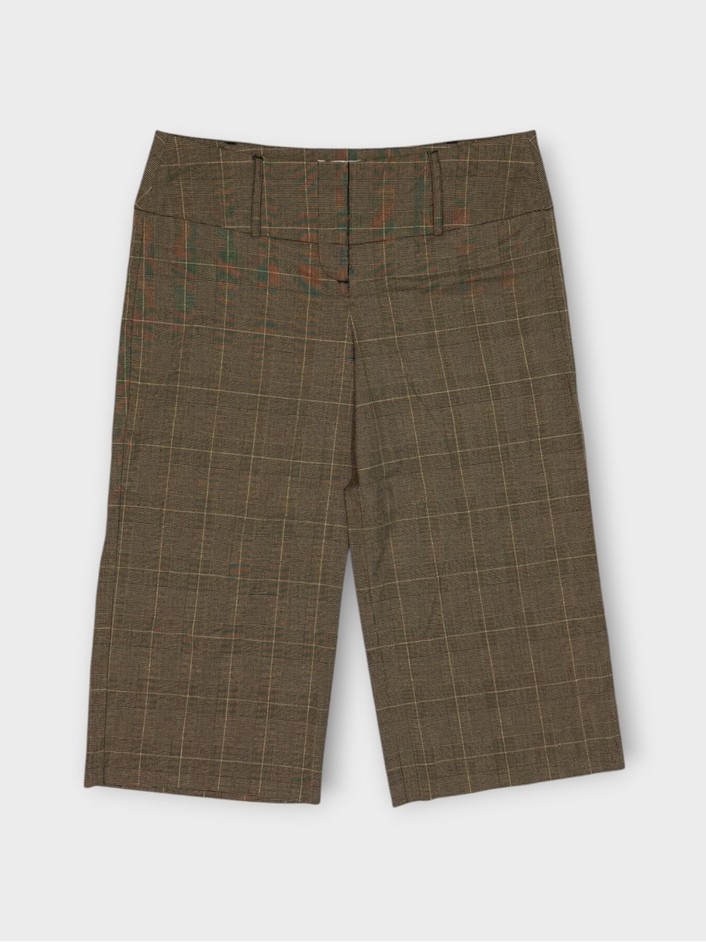 Speechless | Brown Plaid Bermuda Shorts